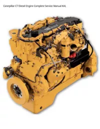 Caterpillar C7 Diesel Engine Complete Service Manual KAL preview