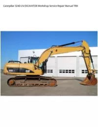 Caterpillar 324D LN EXCAVATOR Workshop Service Repair Manual TRH preview