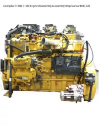 Caterpillar 3126B  3126E Engine Disassembly & Assembly Shop Manual BKD  G3E preview