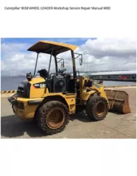 Caterpillar 903B WHEEL LOADER Workshop Service Repair Manual W8D preview
