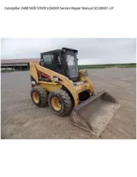 Caterpillar 248B SKID STEER LOADER Service Repair Manual SCL00001-UP preview