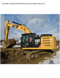 Caterpillar 324E EXCAVATOR Workshop Service Repair Manual JCZ preview