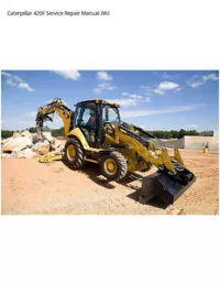 Caterpillar 420F Service Repair Manual JWJ preview