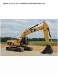 Caterpillar 324D L EXCAVATOR Workshop Service Repair Manual GPK preview