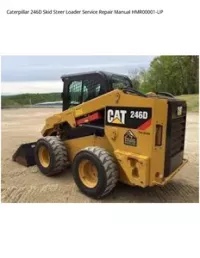 Caterpillar 246D Skid Steer Loader Service Repair Manual HMR00001-UP preview