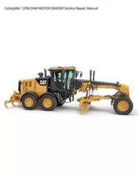 Caterpillar 120M D9W MOTOR GRADER Service Repair Manual preview