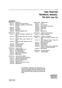 John Deere 7520 service manual