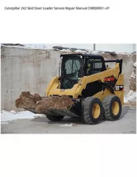 Caterpillar 242 Skid Steer Loader Service Repair Manual CMB00001-UP preview