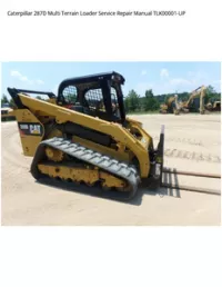 Caterpillar 287D Multi Terrain Loader Service Repair Manual TLK00001-UP preview