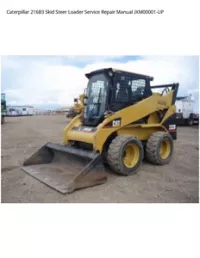 Caterpillar 216B3 Skid Steer Loader Service Repair Manual JXM00001-UP preview