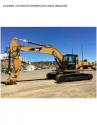 Caterpillar 12M2 MOTOR GRADER Service Repair Manual R9S preview