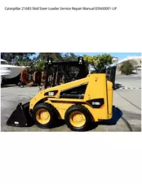 Caterpillar 216B3 Skid Steer Loader Service Repair Manual DSN00001-UP preview