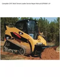 Caterpillar 297C Multi Terrain Loader Service Repair Manual GCP00001-UP preview