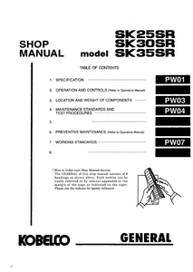 Kobelco SK35SR manual
