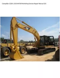 Caterpillar 322B L EXCAVATOR Workshop Service Repair Manual 2ES preview