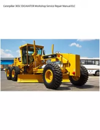 Caterpillar 365C EXCAVATOR Workshop Service Repair Manual ELC preview