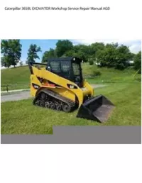 Caterpillar 365BL EXCAVATOR Workshop Service Repair Manual AGD preview