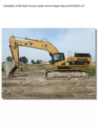 Caterpillar 247B2 Multi Terrain Loader Service Repair Manual MTL05075-UP preview