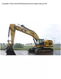 Caterpillar 374DL EXCAVATOR Workshop Service Repair Manual PAS preview