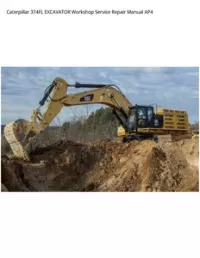 Caterpillar 374FL EXCAVATOR Workshop Service Repair Manual AP4 preview