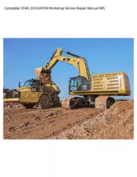 Caterpillar 374FL EXCAVATOR Workshop Service Repair Manual MFL preview