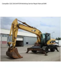Caterpillar 322C EXCAVATOR Workshop Service Repair Manual EMR preview