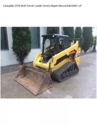 Caterpillar 257D Multi Terrain Loader Service Repair Manual EML00001-UP preview