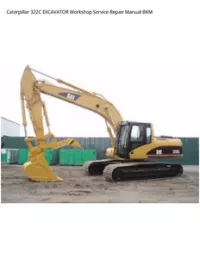 Caterpillar 322C EXCAVATOR Workshop Service Repair Manual BKM preview