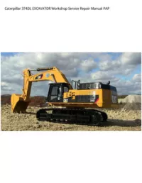 Caterpillar 374DL EXCAVATOR Workshop Service Repair Manual PAP preview