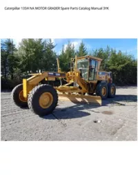 Caterpillar 135H NA MOTOR GRADER Spare Parts Catalog Manual 3YK preview