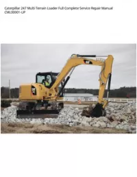 Caterpillar 247 Multi Terrain Loader Full Complete Service Repair Manual CML00001-UP preview