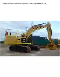 Caterpillar 349DL EXCAVATOR Workshop Service Repair Manual JGB preview