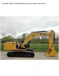Caterpillar 349DL EXCAVATOR Workshop Service Repair Manual NNF preview
