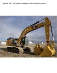 Caterpillar 349EL VG EXCAVATOR Workshop Service Repair Manual KCN preview