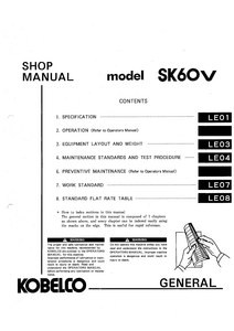 Kobelco SK60v manual