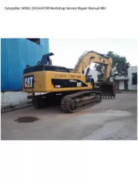 Caterpillar 349DL EXCAVATOR Workshop Service Repair Manual RBJ preview