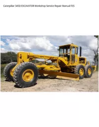 Caterpillar 345D EXCAVATOR Workshop Service Repair Manual FES preview