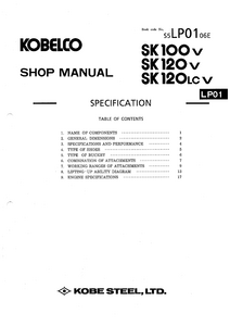 Kobelco SK120LCV manual pdf