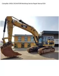 Caterpillar 345DL EXCAVATOR Workshop Service Repair Manual EEH preview