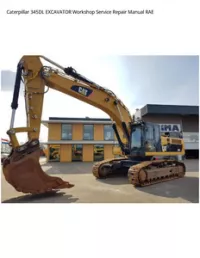 Caterpillar 345DL EXCAVATOR Workshop Service Repair Manual RAE preview