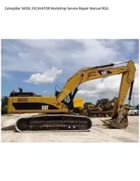 Caterpillar 345DL EXCAVATOR Workshop Service Repair Manual RGG preview