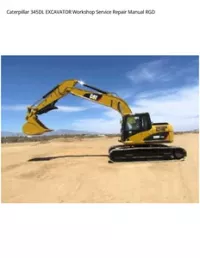 Caterpillar 345DL EXCAVATOR Workshop Service Repair Manual RGD preview