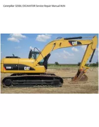 Caterpillar 320DL EXCAVATOR Service Repair Manual WJN preview