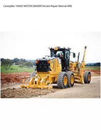 Caterpillar 160M2 MOTOR GRADER Service Repair Manual M9E preview
