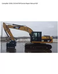 Caterpillar 320DL EXCAVATOR Service Repair Manual KGF preview
