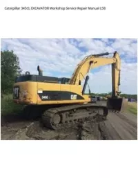 Caterpillar 345CL EXCAVATOR Workshop Service Repair Manual L5B preview