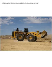 PDF Caterpillar 994H WHEEL LOADER Service Repair Manual DWC preview