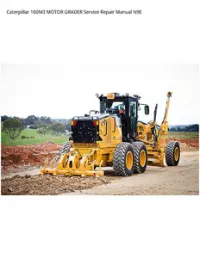 Caterpillar 160M3 MOTOR GRADER Service Repair Manual N9E preview