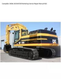 Caterpillar 345BL EXCAVATOR Workshop Service Repair Manual 9GS preview