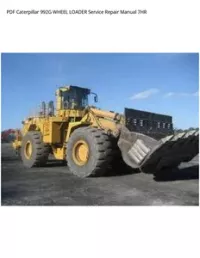 PDF Caterpillar 992G WHEEL LOADER Service Repair Manual 7HR preview